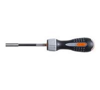 Bahco Tournevis à cliquet 808050L G - 1/4 po, porte-embout magnétique