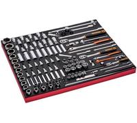 Bahco Ensemble d'outils BHFF1A08 Foam Carros 26 Completo Vasos Standard