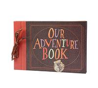 Bahderaus Album de bricolage fait main Vintage Album Book Up Scrapbook Photo Album