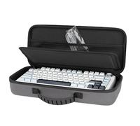 BAHJKASD 75 % Clavier Étui de voyage Matériaux robustes pour 84 claviers mécaniques Support de repos et fermetures solides