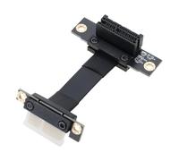 BAHJKASD Câble d'extension PCI E X1 ultra rapide PCIe3.0 90 degrés inverse 5 cm