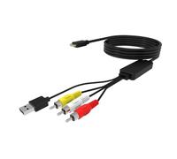 BAHJKASD Câble HDTV vers 3RCA 1080p HDTV mâle vers 3RCA VICE CAIL CABLE CLECONTOR adaptateur émetteur pour consoles de jeux HDTV