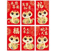 BAHJKASD Enveloppes Année Chinoise du Serpent. Collection d'enveloppes pour le Nouvel An chinois 2025 avec serpent à offrir Vacances