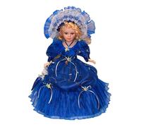 BAHJKASD Objet de collection Poupée Victorienne en Porcelaine Femme Poupée Céramique Délicat Réaliste Bureau Présentoir Pièces centrales