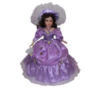 BAHJKASD Objet de collection Poupée Victorienne en Porcelaine Femme Poupée Céramique Délicat Réaliste Bureau Présentoir Pièces centrales