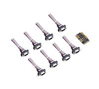 BAHJKASD PCI Express 8 Ports Série Contrôleur Carte PCI E Carte PCIe DB9 RS232 Adaptateur 15KV ESD Protection