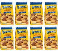 Bahlsen Leibniz Minis biscuits au beurre avec chocolat 125g paquet de 8