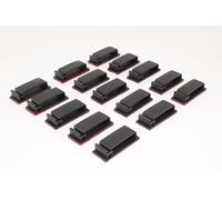 bahnwaren 0120 Lot de 15 supports de câble H0 Spur N TT Z pour modélisme ferroviaire