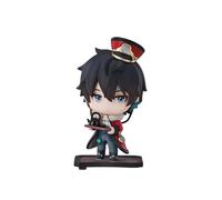 Bahomu Figurine d'anime, Honkai Star Rail - Bienvenue à Train Tea Party Cute Chibi Dan Heng, Figurine de Collection en PVC de 8 cm pour Les Fans de HSR (Dan Heng)