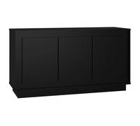 Bahut,Commode - Armoire de stockage,Pour cuisine/salon,Buffet Bas noir 102x35x55 cm - bois d'ingénierie@EU71711580