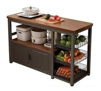 Bahut Cuisine/Meuble De Rangement De Salon, Buffet Grande Capacité Avec Rangement, Meuble D'appoint for Salle à Manger, Salon, Cuisines;buffet Cuisine Rangement(Black,100x40cm/39.37x15.74in)