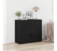 Bahut en chêne noir - vidaXL - 2 portes - Design contemporain - Finition mate