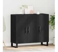 Bahut en chêne noir - vidaXL - Étagères ajustables - Grand rangement - Design moderne