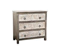 Bahut Marrakesch Orient & Mediterran Interior Enfilade 3 Tiroirs 97cm