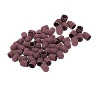 Bahwphry 50 Pièces Bandes de Ponçage Bloquent Les Chapeaux Sans Prise Capuchon de Ponçage 80# 120# 180# 13X19Mm Perceuse à Ongles Électrique Manucure Pédicure-02
