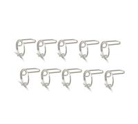 Bahwphry Ensemble de 10 Pièces de Bagues à Ongles Fines pour Femmes, Couverture de Protection Quotidienne Du Bout des Doigts, Bague Tendance, Cadeau à Petite Amie, Argent