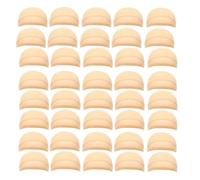 Bahwphry HD Bonnet de Perruque Bonnet de Bas Transparent Bonnet de Perruque Bonnet en Nylon Fin Couvre-TêTe Pratique Multifonctionnel, Beige 40 PièCes