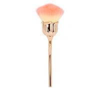 Bahwphry Pinceau à PoussièRe à Ongles Rose Rose Pinceau Pinceau à RéCurer pour Pinceaux Nail Art (Or)