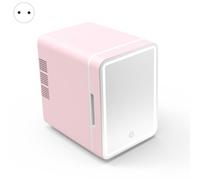 Bahwphry RéFrigéRateur de Maquillage 6L avec Miroir LED Mini-RéFrigéRateur pour Chambre à Coucher, Voiture, RéFrigéRateur pour CosméTiques, Soins de la Peau, Prise UE-B