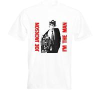 BAI LI JIA ZHENL Joe Jackson I'm The Man T Shirt White