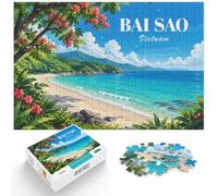 Bai Sao Beach, Vietnam Puzzle À Motif 1000pcs (52x38cm) pour Passionnés | Pour une pause tranquille entre semaine et w nd : ce puzzle adulte 1000 pièces offre un loisir calme à la maison.