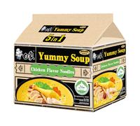 Bai Xiang Soupe de nouilles au poulet Halal - 5 x 96 g