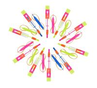 Bai42Ylou 48pcs Arrow Helicopter Toys Toys Elastic Copters Helicopter Toy avec Sac LED Light Party Party Sac for Boys Gaming Couleur aléatoire