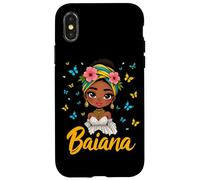 Baiana Afro Brésilienne Fille Bahia Carnaval Brésil Femmes Coque pour iPhone X/XS