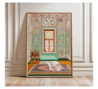 Baibexing Affiche Sur Toile Représentant L'Architecture D'Une Mosquée Islamique, Art Mural Musulman Pour Le Ramadan, Décoration De Chambre Ou De Maison, Format A6. 21X30Cm Sans Cadre
