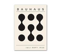 Baibexing Affiches Et Impressions D'Art Mural Abstrait Bauhaus Avec Lignes Géométriques Irrégulières, Peinture Sur Toile Nordique, Images Pour Décoration De Salon A3 30X40Cm Sans Cadre
