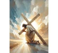 Baibexing Affiches Vintage De La Sainte Croyance Religieuse, Dieu Jésus Et Le Saint-Esprit, Impression Sur Toile Du Sacré-Cœur, Jésus, Berger, Décoration De Salon, A9 30X40Cm Sans Cadre