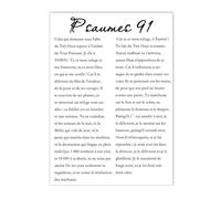 Baibexing Psaume 91 Écriture Murale Affiche Celui Qui Habite Dans L'Abri Verset Biblique Toile Peinture Imprimer Photos Votre Décoration Intérieure Chrétienne 21X30Cm Sans Cadre