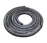 BAIBOS Graphite Tressé Emballage Graphite Fil Tige Pompe Valve Joint Graphite Farce D'étanchéité Graphite Glande Emballage Corde Longueur 2 M (Size : 8 * 8mm)
