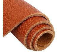 BAICO 4.0mm d'épaisseur en Cuir de Vachette Couche supérieure Tissu en Cuir Marron Rouge Tapis de Table en Cuir Matelas de canapé Couche supérieure en Cuir de Vachette Marron Jaune