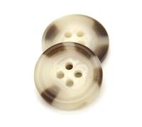 BAICO Boutons Classiques en résine Imitation Corne, 25mm, pour vêtements, Manteau, Pull, Veste, Accessoires de Couture décoratifs