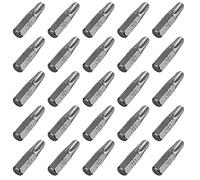 Baidets Lot de 25 embouts de tournevis PH3 - Longueur : 25 mm - Tige hexagonale 1/4" - Avec boîte distributrice
