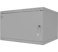 Stalflex Armoire à Crémaillère 19" 6U 450mm Porte Pleine Gris S-RC19-6U-450MG