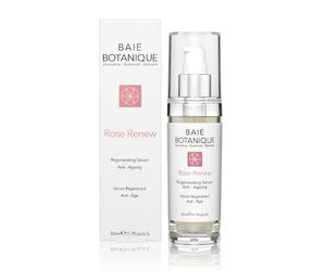 Baie Botanique Professionnel Sérum Anti-Âge 50ml - Acide Hyaluronique Botanique - Eau de Rose, Absolu de Rose, Huile de Graines D'églantier, Acide Glycolique - Primé - Naturel à 98%, Biologique à 80%