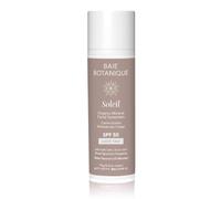 Baie Botanique Soleil Crème solaire bio pour le visage SPF 50 Sans filtre chimique Protection solaire Acide hyaluronique et Vitamine C Naturelle Vegan Sans traces Non toxique UVA/UVB Teinte claire 70g