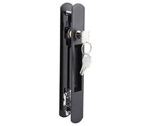 Baie Coulissante, Gavigain Serrure De Porte Coulissante En Verre, Poignée De Porte Coulissante Avec Cylindre à Clé Et Serrure à Mortaise Moderne Pour Porte Mobile Simple Double Face Pour La Maison, Bu