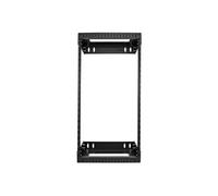 Baie de Brassage Murale 19 pouces 21U - Rack Mural Profondeur Réglable 12-20" - Rack Réseau Ouvert Equipement AV/Data/IT & Switch Réseau- Baie