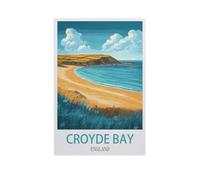 Baie de Croyde, Angleterre，Puzzles pour Adultes Puzzle 1000 Pièces pour Adolescents Adultes Jeux De Puzzles Amusants uzzle en Bois Cadeaux De Noël Et d'anniversaire（75x50cm）-FX80