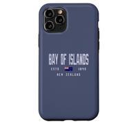Baie des îles Nouvelle-Zélande Champ/Bay of Islands NZ Coque pour iPhone 11 Pro