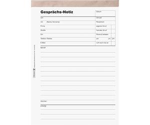 Baier & Schneider Bloc-notes ligné 50 feuilles quadrillées 60 g/m² Format A5