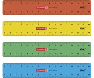 Baier & Schneider Brunnen 104987115 Flexi Ruler for School and Office 15 cm Unbr
