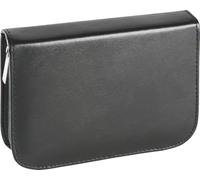 Baier & Schneider Brunnen Student's Trousse à crayons en cuir Noir