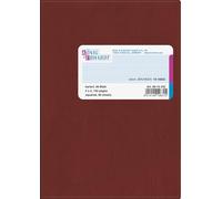 Baier & Schneider Cahier de Brouillon, Livre d'Affaires, Plastique, Clair, Carreaux, A6, 105 x 148 mm, 96 Pages