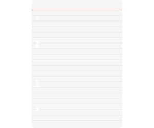 Baier schneider-insert ringbucheinlage &classeur, format a5, 70 g/m ²-plusieurs-feuilles lignées-couleur: blanc - 100 blat