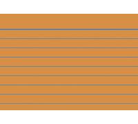 Baier schneider karteikarte &karteikarton, 180 g/m ², a8 orientation paysage, feuilles lignées orange