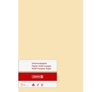 Baier Schneider & Multifunctional Lot de 35 feuilles de papier universel mat A4 120 g/m² Chamois